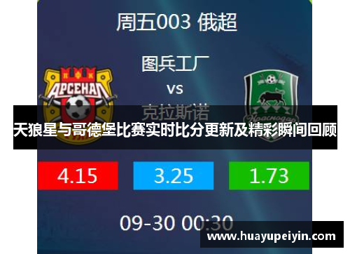天狼星与哥德堡比赛实时比分更新及精彩瞬间回顾